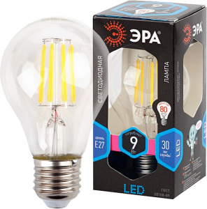 Лампа светодиодная ЭРА LED A60-9W-840-E27 9Вт груша нейтральный белый свет