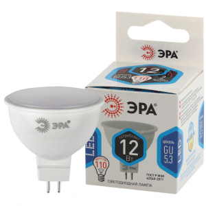 Лампа светодиодная ЭРА STD LED MR16-12W-840-GU5.3